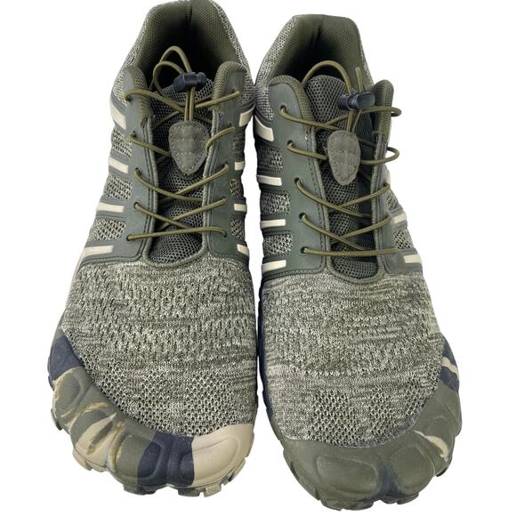 Oranginer Barefoot Men Minimalist Camo Green No Tie Lace Flexible Shoe NWOT S 13 main image 6